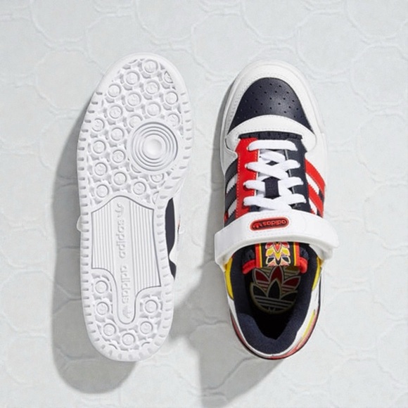 New adidas Forum Low “Legend Ink / Red” Sneakers - Picture 7 of 16